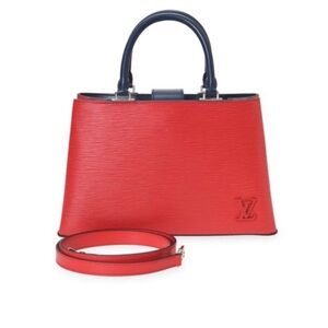 Louis Vuitton Red Kleber PM Epi Leather Satchel